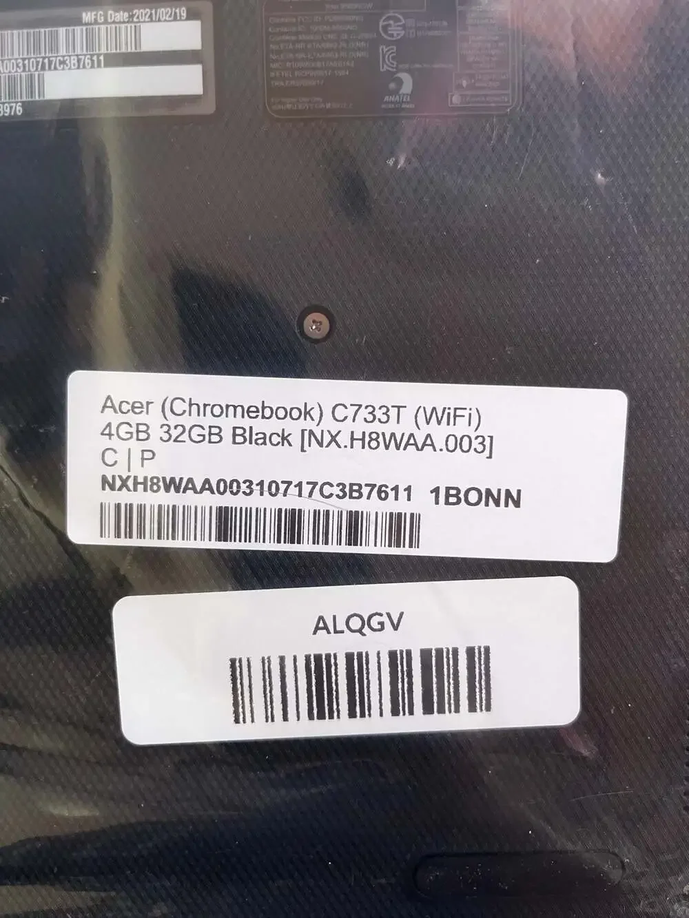 Acer NX.H8VAA.002 Chromebook - touchscreen
